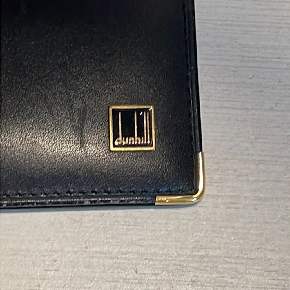 Dunhill Wallet Black Leather Wallet Men’s Dunhill BiFold Wallet Men’s Wallet 🪪 🔥